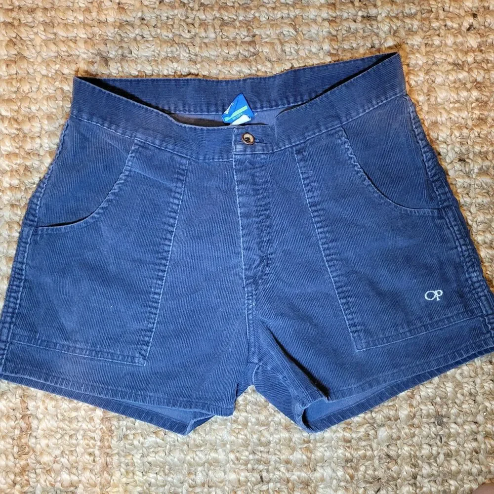 Vintage OP Ocean Pacific Shorts Men 33 Rare Longrider Corduroy Beach 80s 70